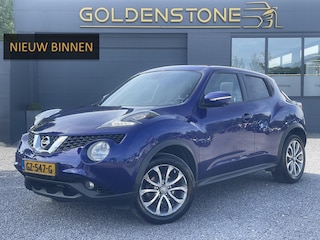 Nissan Juke 1.2 DIG-T S/S Tekna 1e Eigenaar,Leder,Schuifdak,Camera,Navi,Stoelverwarming,115pk,Clima,Cruise,Dealer Onderhouden,Lmv 17'',Apk tot 10-2025