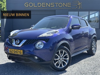 Nissan Juke 1.2 DIG-T S/S Tekna 1e Eigenaar,Leder,Schuifdak,Camera,Navi,Stoelverwarming,115pk,Clima,Cruise,Dealer Onderhouden,Lmv 17'',Apk tot 10-2025