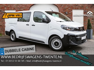 Opel Vivaro 1.5 Diesel 120pk L3H1 DUB/CAB Apple Carplay/Anroid auto 6-zitplaatsen NAVI