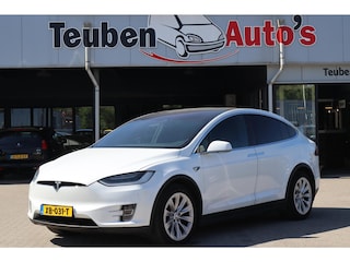 Tesla Model X 100D 6p. 93% SOH, BTW Auto, Panoramadak, 6 Persoons, Autopilot 2.5 computer, Camera, Cruise control, Trekhaak, BTW Auto