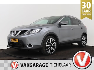 Nissan Qashqai 1.2 Tekna | Versnellingsbak Gereviseerd | Trekhaak | Panoramadak | Org NL | Leer | 360 Camera | Stoelverwarming |