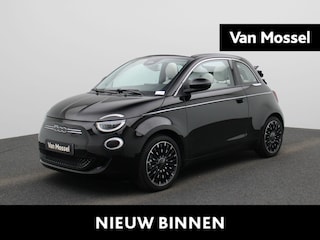 Fiat 500 C La Prima 42 kWh | Cabrio | Navigatie | Camera | Leder |