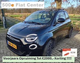 Fiat 500 E-SchuifDak- NU MET VOORJAARKORTING VAN 2000 euro!!!