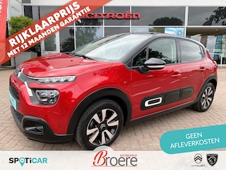 Citroën C3 1.2 83pk Shine | parkeersensoren, navigatie via apple carplay of android auto, verwarmde voorstoelen, 16 inch velgen, climate- en cruis control
