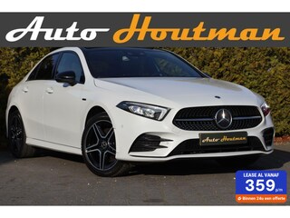 Mercedes-Benz A-klasse 250 e 218PK AMG Limited A. Cruise|Carplay|Pano|Widescreen|E.trekhaak|Leder|Camera|Parelmoer wit|Sfeer verlichting|