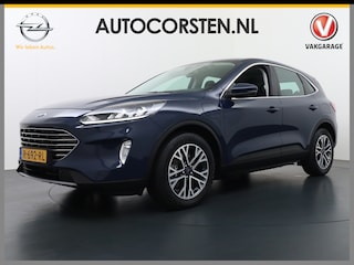 Ford Kuga 2.5 PHEV 225pk Aut. Hybride Navi Camera Apple Carplay Android Ford-Connect PDC a+v 18" DAB Dual-ECC Stoelverwarmd Cruise Control SpoorAssist Keyless Titanium Led Bluetooth Active Braking/Pre-Collision Assist Lane Assist en Road Edge Detection Voicecontrol EURO 6
