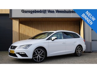 Seat Leon ST 1.4 EcoTSI 150pk FR-Line Pano.Dak LED 18inch LM Trekhaak Navi Clima *NL auto* 132368km *Nevada white Pearl*