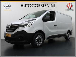 Renault Trafic 1.6dCi 96 T29 L1H1 3-Persoons Trekhaak Ecc Navi Camera Regen/Lichtsensor Cruise Control Pdc Bluetooth Led Schuifdeur Betonplex vloer Wandbekleding Comfort 1e Eigenaar Euro 6 Facelift model