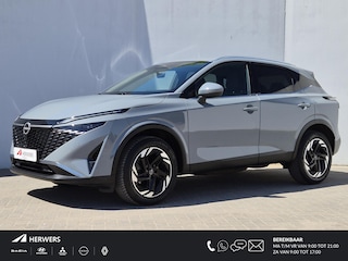 Nissan Qashqai 1.3 MHEV Xtronic N-Connecta Automaat / Cold Pack / Trekgewicht 1800 kg / Nieuw model / Facelift / Rondomzicht camera / Allseason Banden / Stuur- en Stoelverwarming / Adaptief cruise control / Voorruit verwarming /
