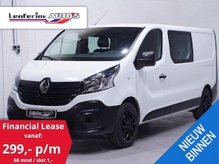 Renault Trafic 1.6 dCi 125 pk Dubbel Cabine 5-Zits Navi, Camera Trekhaak, 17" LMV, NAP, Cruise Control