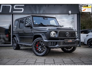 Mercedes-Benz G-klasse AMG 63 |Manufaktur|High end Burmester|Grijs kenteken|22''|Black on Black|Massage|Memory|Stoel verkoeling|Stuur ver