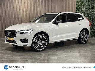Volvo XC60 T6 AWD Recharge R-Design | Harman Kardon | Adaptieve Cruise Control | Crystal White | 21 Inch | Standkachel met Volvo On Call App | Stoelverwarming voor+achter | Stuurwielverwarming | Full LED Meesturende koplampen | Pilot Assist | BLIS Dode Hoek Detectie