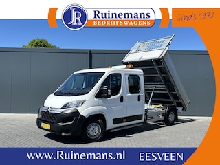 Citroën Jumper 2.2 BlueHDi 141 PK EURO 6 / L4 MAXI / KIPPER / 7 PERS / DUBBELE CABINE / PICK UP / 2.5 TONS TREKHAAK / LED