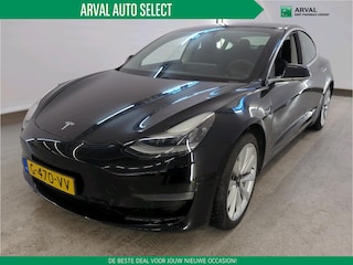 Tesla Model 3 Long Range AWD 75 kWh 351pk | 19" Velgen | Zwart interieur | Accu SOH 88% | Solid Black