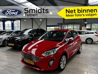 Ford Fiesta EcoBoost 100pk Titanium | AUTOMAAT | Dealer onderhouden | All-season banden | Parkeer sens. V+A |