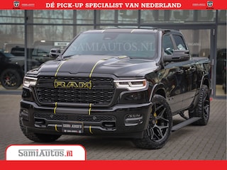 Dodge Ram 1500 Limited Night High Output 540HP 706Nm | Massage + Full Option | De Meest Luxe en Volle Pick-Up in zijn Klasse | Comfortabele Dubbele Cabine met Royale 5 Zitplaatsen | BPM vrij | Nu Leverbaar uit Voorraad | Voorraad Nr 2300 - 7689