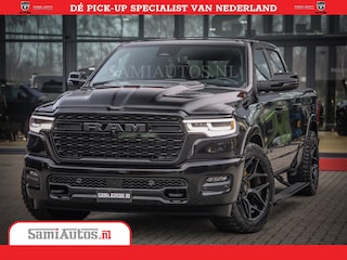 Dodge Ram 1500 Limited Night High Output 540HP 706Nm | Massage + Full Option | De Meest Luxe en Volle Pick-Up in zijn Klasse | Comfortabele Dubbele Cabine met Royale 5 Zitplaatsen | BPM vrij | Nu Leverbaar uit Voorraad | Voorraad Nr 2349 - 5159