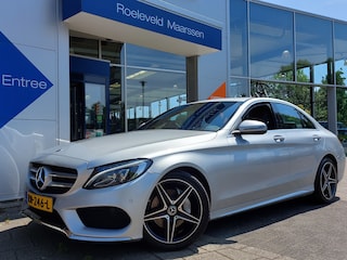Mercedes-Benz C-klasse 180 156pk Automaat Sport Edition AMG | Origineel NL | Navi | Clima | Cruise | Led Koplampen | Pdc V+A+Assist+Camera | Stoelverwarming | Dodehoek+Licht+Regensensor | 18''lm