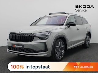 Skoda Kodiaq 1.5 TSI MHEV Sportline Business 7p 150PK DSG Matrix led, trekhaak, verwarmbare voorruit, panoramadak, elektrische voorstoelen, keyless, derde zitrij, 20" lichtmetaal