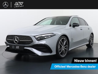 Mercedes-Benz A-klasse 180 Business Solution AMG | Panorama - Schuifdak | Burmester Surround Sound | Memorystoelen | Head-Up Display | 360° Camera | Multibeam Led | Apple Carplay & Android Auto