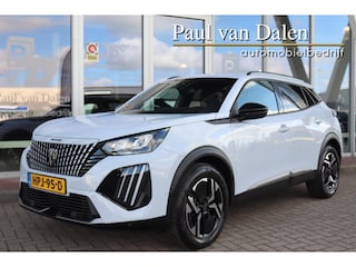 Peugeot 2008 1.2 Puretech ALLURE 130PK AUTOMAAT | Wit Metallic | 360 Camera | Navi app | Carplay | Leer/stof | Verwamde stoelen | Pdc v+a |