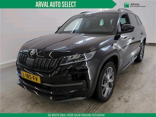 Skoda Kodiaq 1.5 TSI 150pk Automaat Sportline Business 5P | Panoramadak | Trekhaak | Navi | CarPlay | Leder/Alcantara |19"