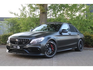 Mercedes-Benz C-klasse AMG C63S | Panoramadak | Memory | Sfeerverlichting | Carbon | Lane assist | 360 Camera | Burmeister | Keyle