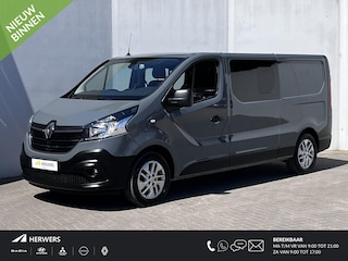 Renault Trafic 2.0 dCi 120 T29 L2H1 DC Work Edition 5 persoons / Dealer onderhouden / Trekhaak 2.000kg / Dubbel Cabine / Airco / Getinte ruiten / 17" LM wielen / Stoelverwarming /