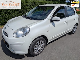 Nissan Micra 1.2 airco 5 deurs apk parelmoerwit