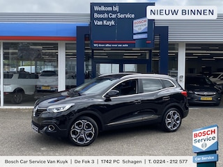 Renault Kadjar 1.2 TCe Extase / 131 PK / Vol-Leder / Stoelverwarming / Elektr. Verstelbare-Stoelen / Cruise-Control / Afneembare-Trekhaak / Parkeer-Assistent / Dodehoek-Detectie / Keyless / LED / DAB Radio-Bluetooth / Navi / PDC V+A met Camera / 19'' LMV / All-Season / ENZ.