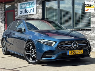 Mercedes-Benz A-klasse 180 AMG PANO l SFEER l CAMERA l MATRIX l KEYLESS l NIGHT l EL-STOEL l ORG.NL l DEALER ONDERHOUDEN l NAP