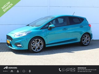 Ford Fiesta 1.0 EcoBoost ST-Line / Navigatie + Apple Carplay/Android Auto / Parkeersensoren Achter / Climate Control / Cruise Control / 17" Lichtmetalen Velgen /