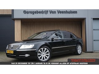 Volkswagen Phaeton 6.0 W12 450PK Long Individual Schuif/kanteldak Luchtvering Leder stoelverwarming/koeling/Massage * Unieke Phaeton*