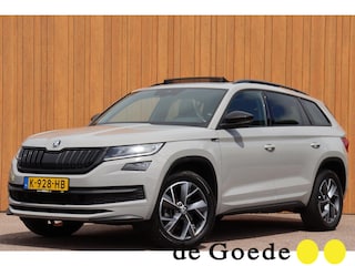 Skoda Kodiaq 1.5 TSI Sportline Business org.NL trekhaak el.klep camera schuifdak canton stoelverw