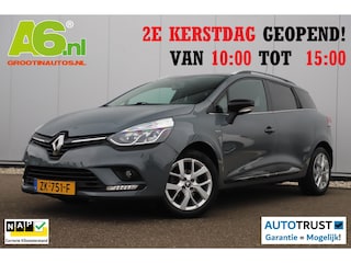 Renault Clio Estate 0.9 TCe Limited Nardo Grey 16 inch LMV Keyless Navigatie Carplay Airco Cruise Control