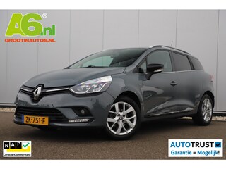 Renault Clio Estate 0.9 TCe Limited Nardo Grey 16 inch LMV Keyless Navigatie Carplay Airco Cruise Control
