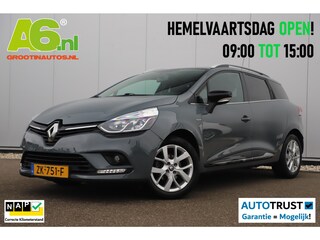 Renault Clio Estate 0.9 TCe Limited Nardo Grey 16 inch LMV Keyless Navigatie Carplay Airco Cruise Control