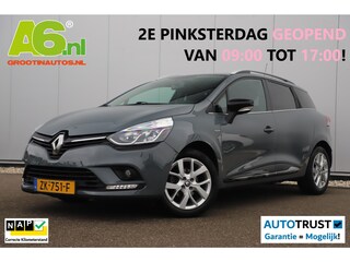Renault Clio Estate 0.9 TCe Limited Nardo Grey 16 inch LMV Keyless Navigatie Carplay Airco Cruise Control