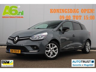 Renault Clio Estate 0.9 TCe Limited Nardo Grey 16 inch LMV Keyless Navigatie Carplay Airco Cruise Control