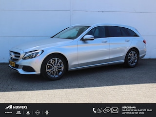 Mercedes-Benz C-klasse Estate 180 Premium AUTOMAAT / Trekhaak (1800 KG) / Navigatie / Parkeer Pakket / Stoelverwarming Voor / Elektrisch Bedienbare Achterklep /