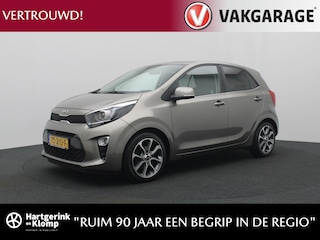 Kia Picanto 1.0 CVVT Design Edition | volledig onderhouden | Cruise Control | CarPlay | lichtmetalen velgen | Achteruitrijcamera | lederen bekleding | Navigatie
