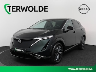 Nissan Ariya Advantage Edition 91 kWh | €4250,- korting! | Vision tech | 22 kW ingebouwde lader | Stoel, stuur en voorruit verwarming | Warmtepomp | Aurora Green metallic! |