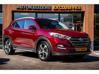 Hyundai Tucson 1.6 T-GDi Premium 4WD Navi Camera Keyless Cruise Trekhaak Stoelvent. Stuurverw. Leer 19"LM