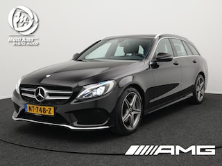 Mercedes-Benz C-klasse Estate 180 AMG 9G-Tronic | Cruise Control | Navi | Camera | Spraakbediening | Electrische Lederen Stoelen |