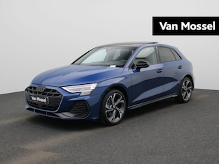 Audi A3 Sportback 35 TFSI S edition 150 PK | S-line | Automaat | Navigatie | Camera | Panoramadak | Trekhaak | Adaptive Cruise Control | Climate Control | Stoelverwarming | Virtual Cockpit | LED Matrix | Lichtmetalen velgen | Privacy glass |