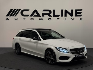 Mercedes-Benz C-klasse Estate C43 AMG BITURBO 4MATIC PANORAMA ACC ASSIST TREKHAAK BURNMEISTER HUD GARANTIE NAP APK