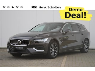Volvo V60 T6 Plug-in hybrid AWD Essential Edition | Verwarmbare voorstoelen en achterbank | Verwarmbaar stuurwiel  | Park Assist voor + achter | Parkeercamera achter | Adaptieve Cruise Control met Pilot Assist | Blind Spot Information System | Apple carplay/Android auto | 18 inch Lichtmetalen velgen |