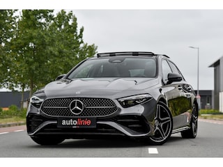 Mercedes-Benz A-klasse 180 AMG Night ed. Pano, Memory, 360, HUD, Multibeam, Keyless, Trekhaak, Dodeh!