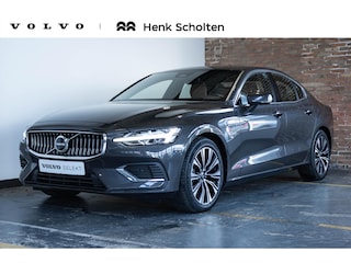 Volvo S60 Recharge T6 AWD Ultimate Bright | Panoramadak | 360º Camera | Geventileerd Nappa Leder met massagefunctie | Adaptive Cruise control | Blind Spot | Head up display