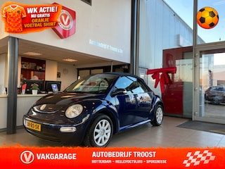 Volkswagen Beetle New Cabriolet 1.6 Turijn Comfort,NL Auto,1E Eigenaar,100%Onderhouden,Stuurbekrachting,Cruisecontrol,Trekhaak,Windscherm,Eelektrischpakket,16 Inch Lmv,Nette Auto